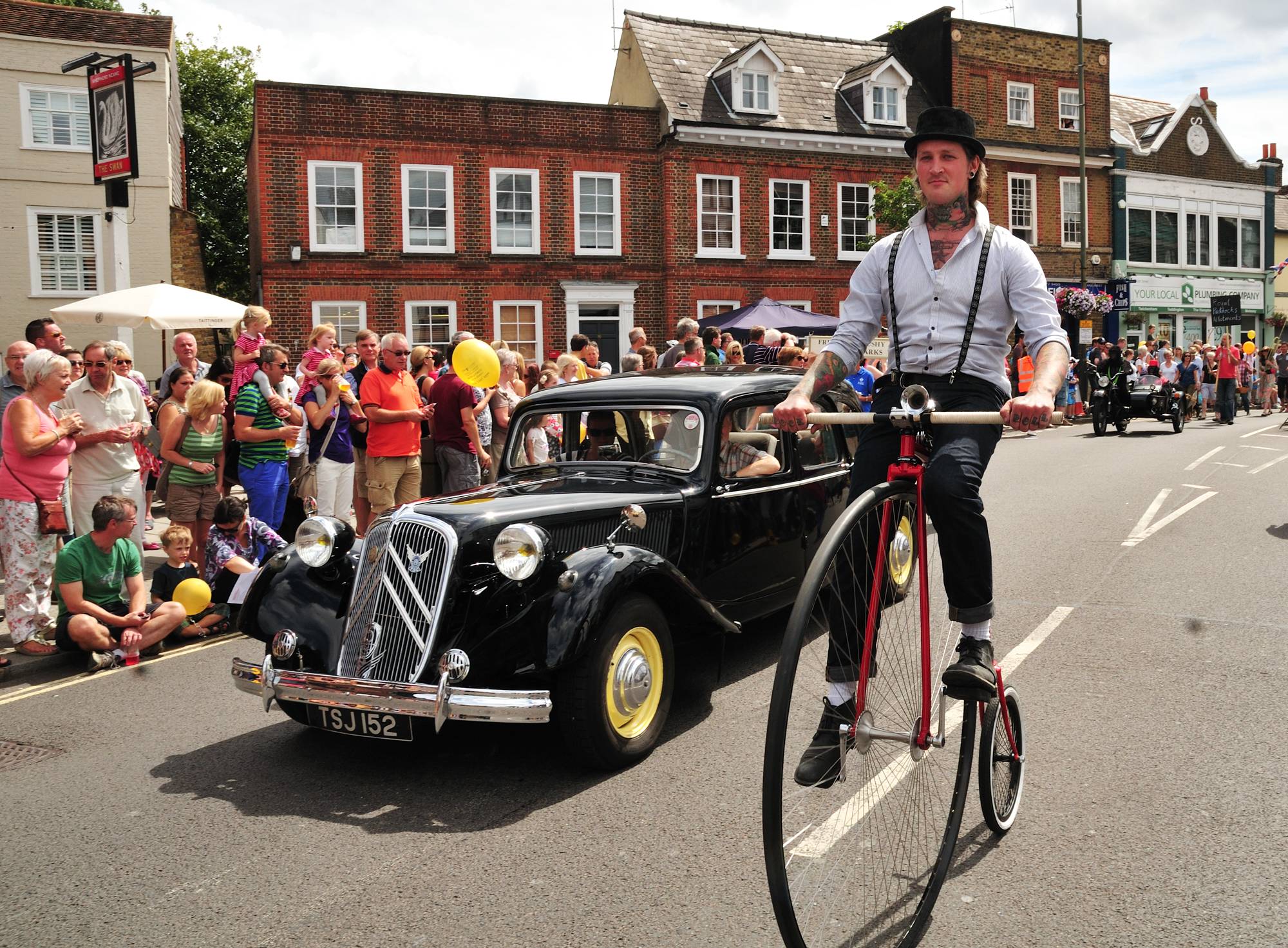 homemade penny farthing